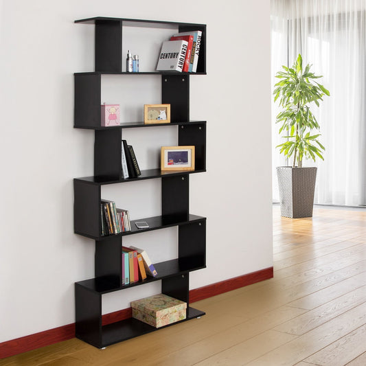 6-Tier Offset Shelf