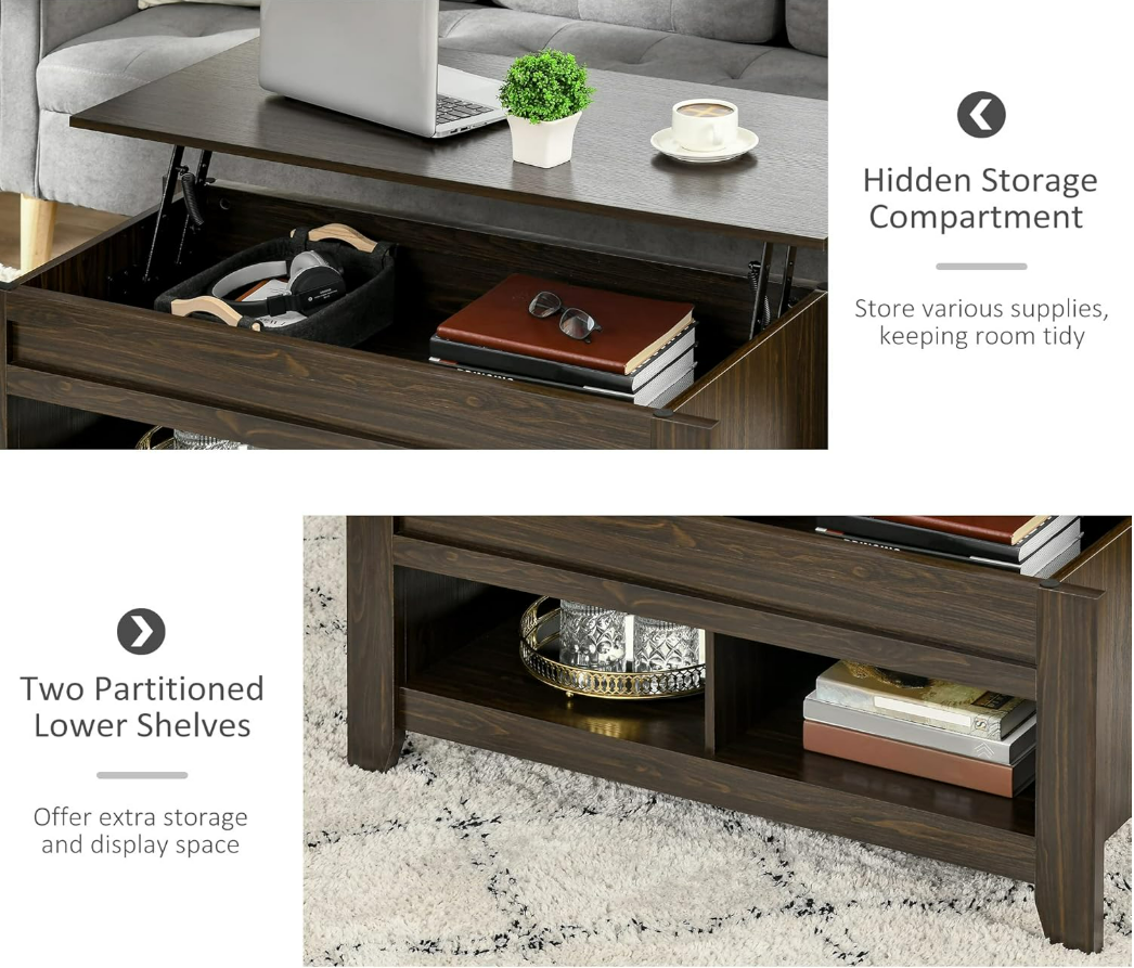 Lift-Top Coffee Table