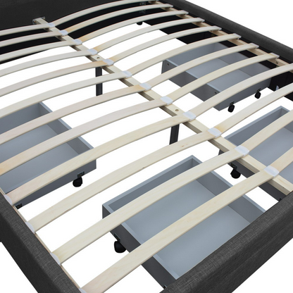 Double Size Bed Frame with Storage
