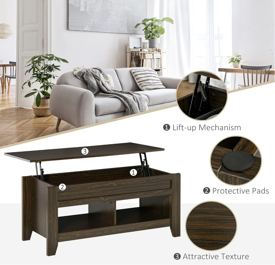 Lift-Top Coffee Table