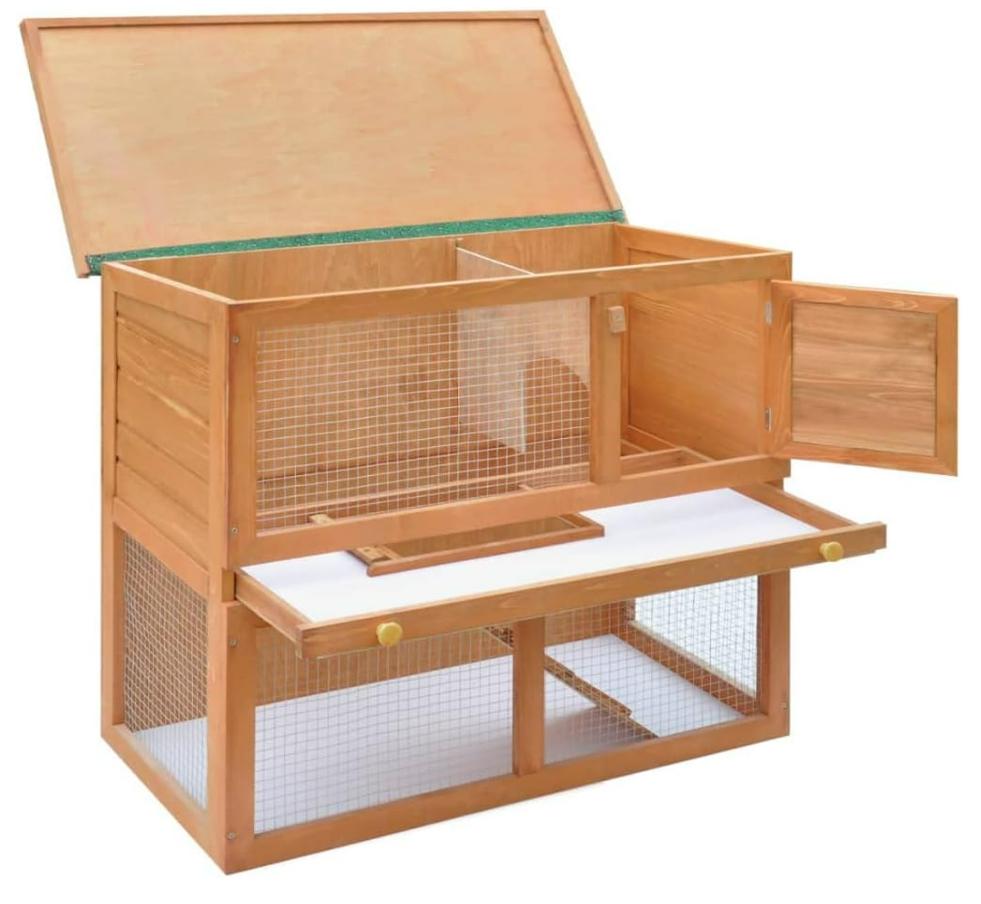 Indoor/Outdoor Rabbit Hutch
