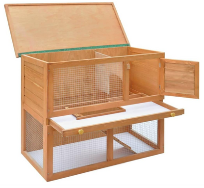 Indoor/Outdoor Rabbit Hutch