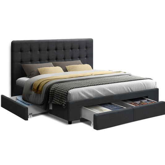 Double Size Bed Frame with Storage