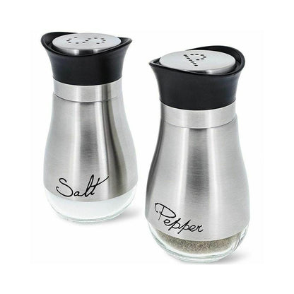 Stainless Steel Salt & Pepper Shakers