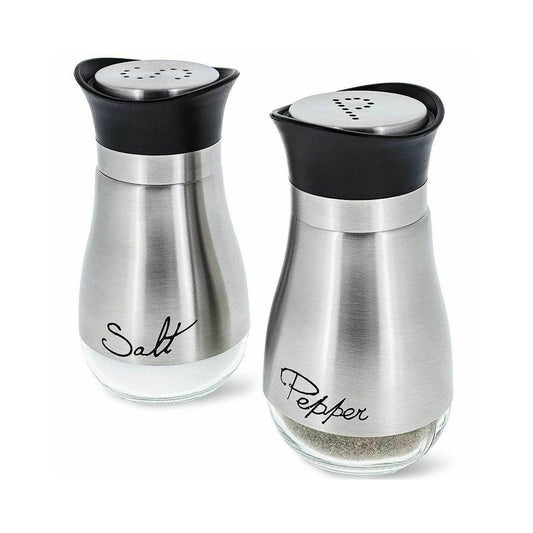 Stainless Steel Salt & Pepper Shakers
