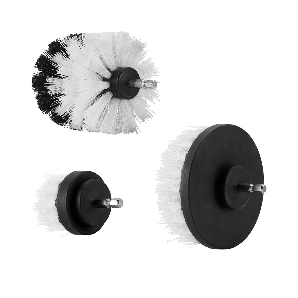 3-Piece Drill Scrubber Brush Set