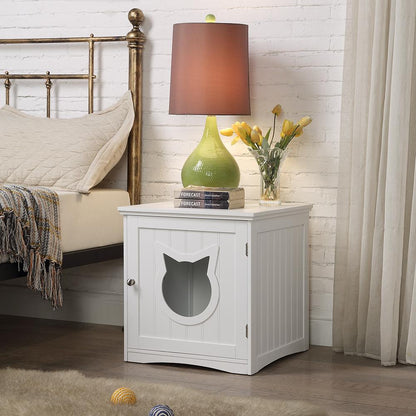 2-in-1 End Table and Cat House
