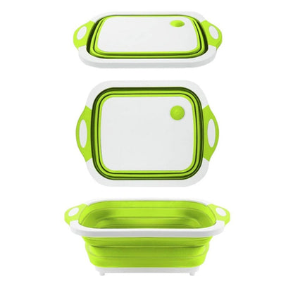 3-in-1 Collapsible Basket & Cutting Board