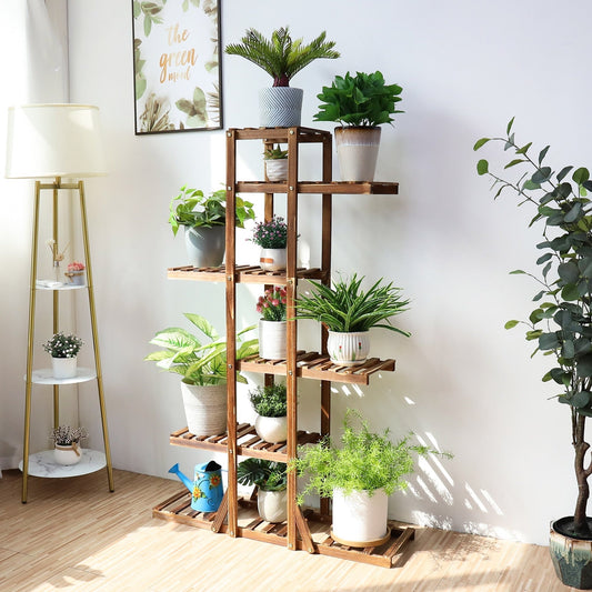 6-Tier Wooden Plant Stand