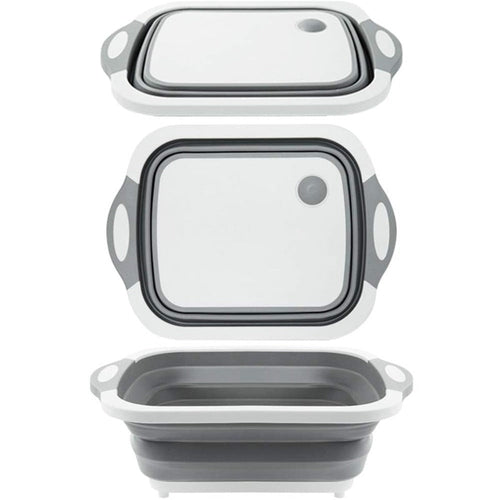 3-in-1 Collapsible Basket & Cutting Board