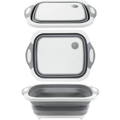 3-in-1 Collapsible Basket & Cutting Board