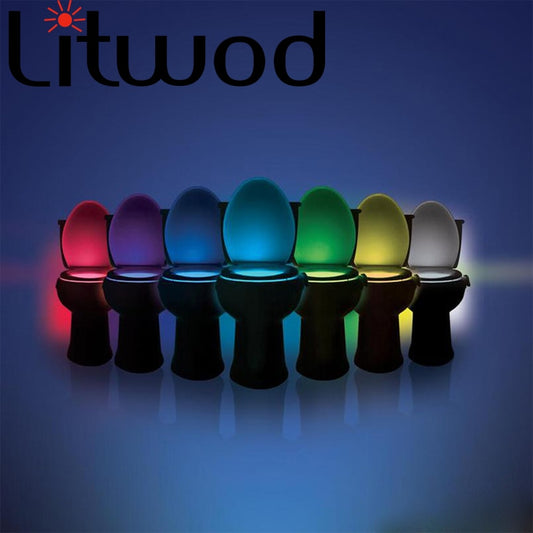 Motion-Activated Toilet Light