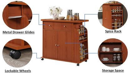 Rolling Kitchen Cabinet