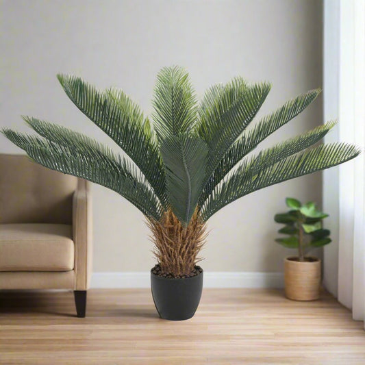 Potted Artificial Cycad Plant