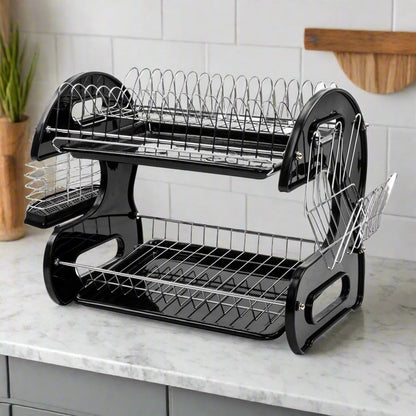 Dual-Level Dish Rack