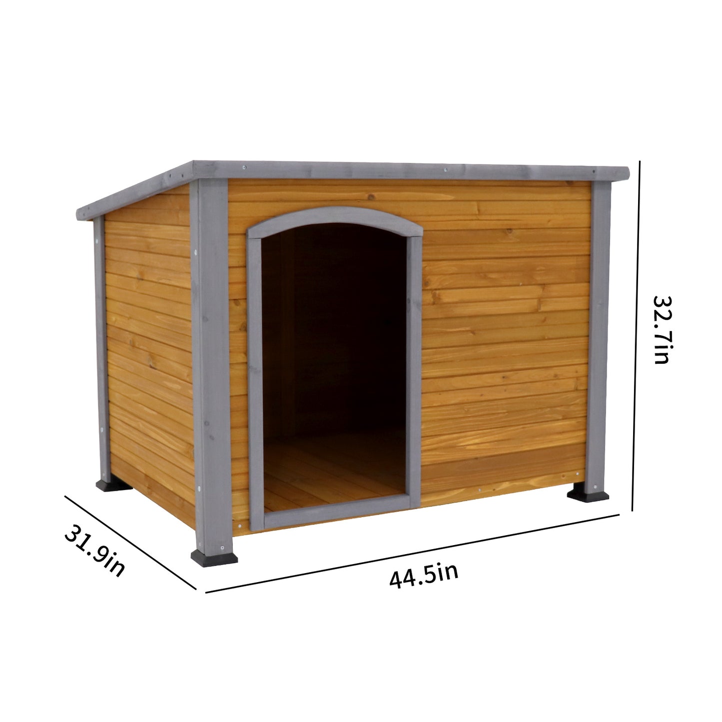 Solid Wood Dog House