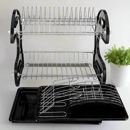 Dual-Level Dish Rack