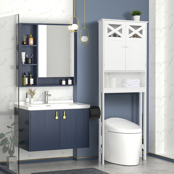 Over-the-Toilet Standing Storage Cabinet
