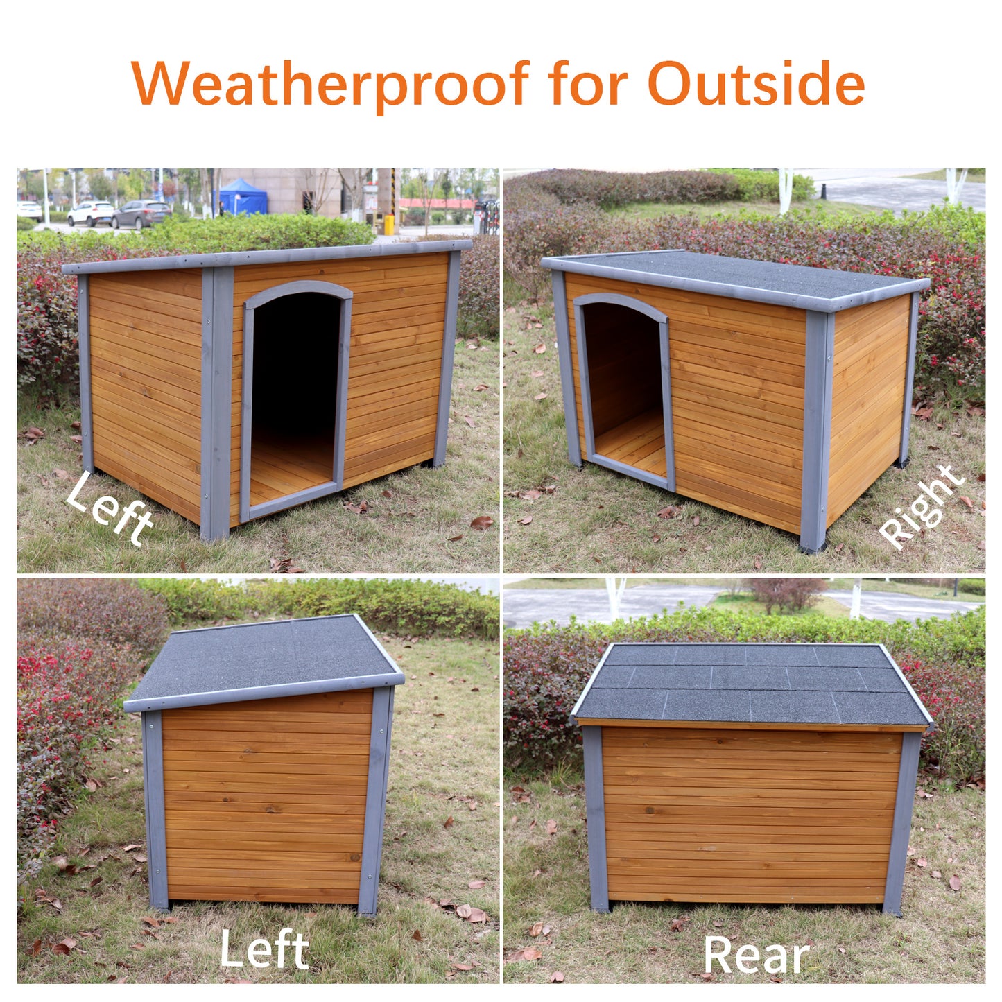 Solid Wood Dog House