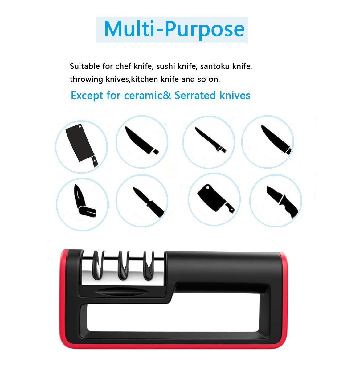3-Stage Knife Sharpener