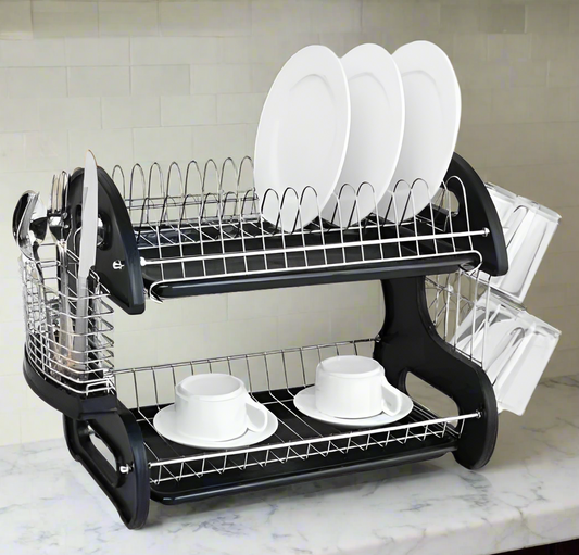 Dual-Level Dish Rack