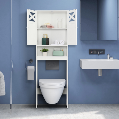 Over-the-Toilet Standing Storage Cabinet