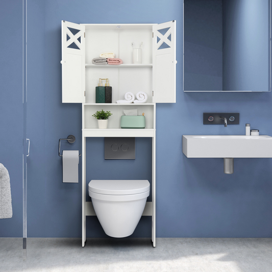 Over-the-Toilet Standing Storage Cabinet