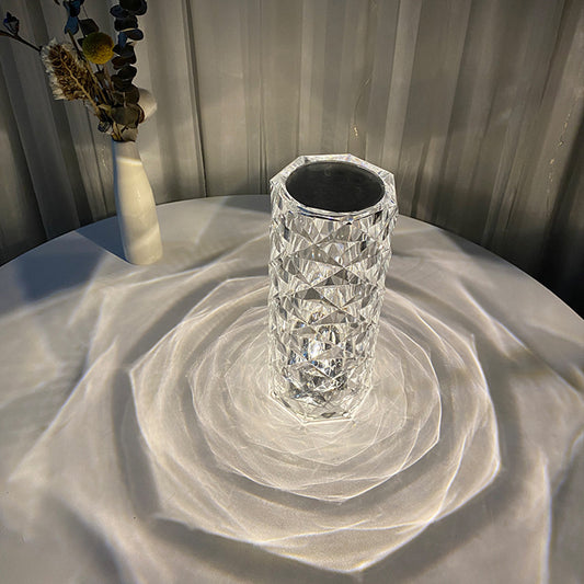 Crystal Rose Lamp