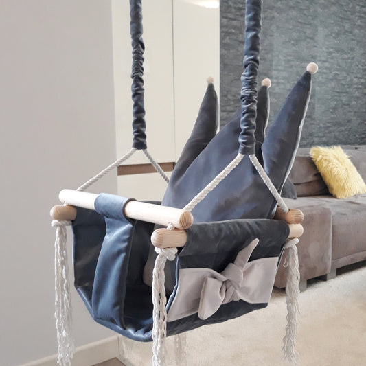 Ceiling-Mounted Children's Swing