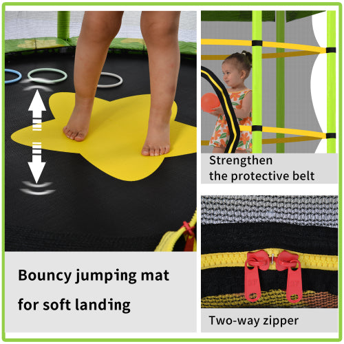 55" Children's Trampoline with Mister