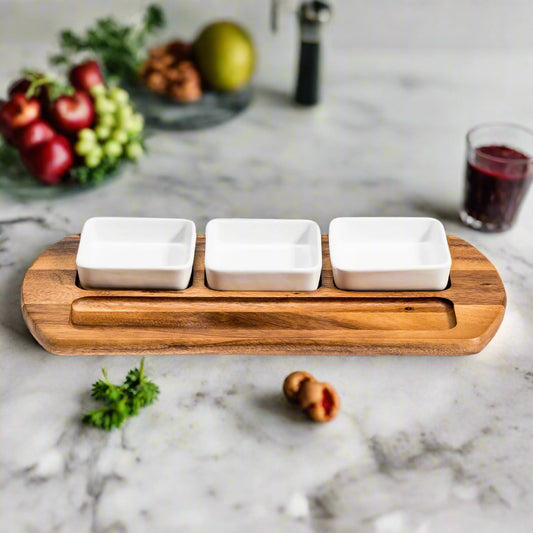 Charcuterie Serving Board & Bowls