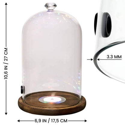 Smoking Gun LED Glass Dome