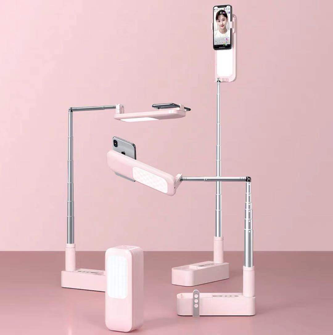 Portable Phone Holder with LED Light