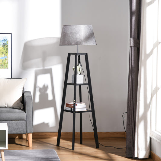 3-Shelf Floor Lamp