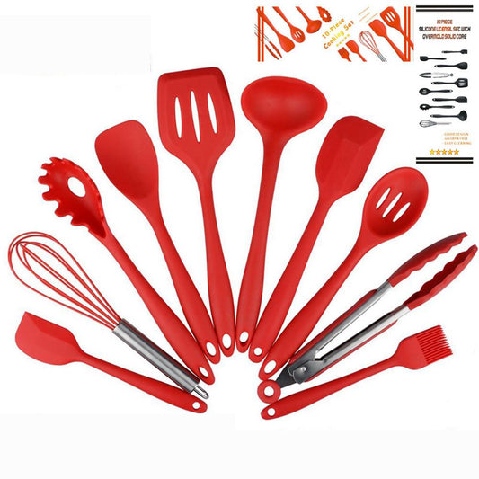 10-Piece Silicone Cooking Utensil Set