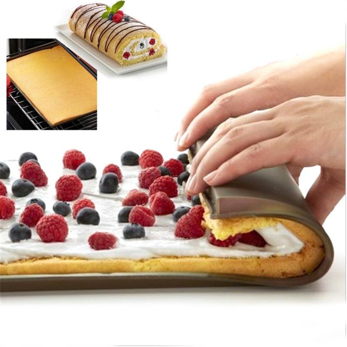Non-Stick Cake Roll Mat - 2 Pack