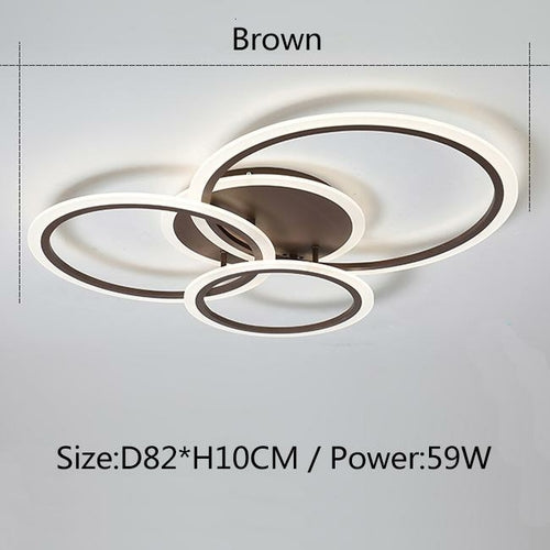 LED Ring Light Chandelier