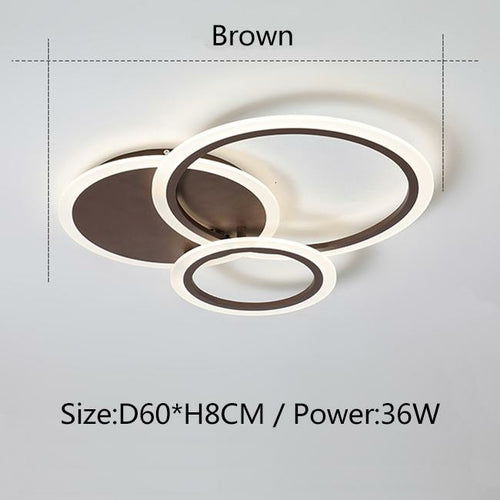 LED Ring Light Chandelier