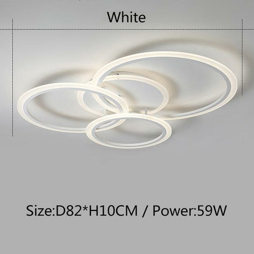 LED Ring Light Chandelier