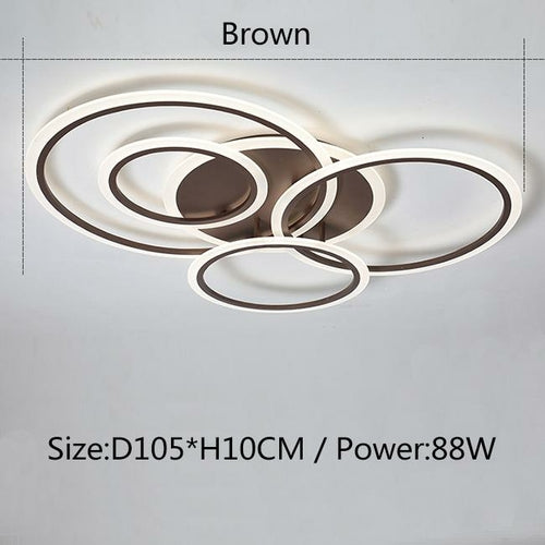 LED Ring Light Chandelier