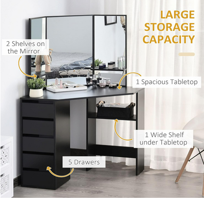 Corner Vanity Desk